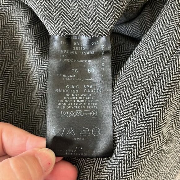 Giorgio Armani Marled Virgin Wool 2 Pc 2 Button Suit - Picture 11 of 14